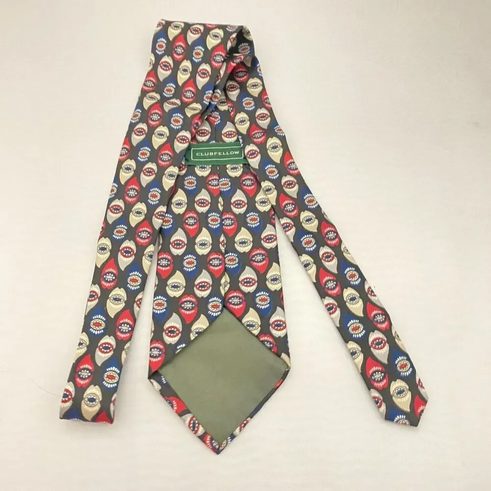 #5568 Club Fellow Multi Color Men's Necktie, Tie 57x4